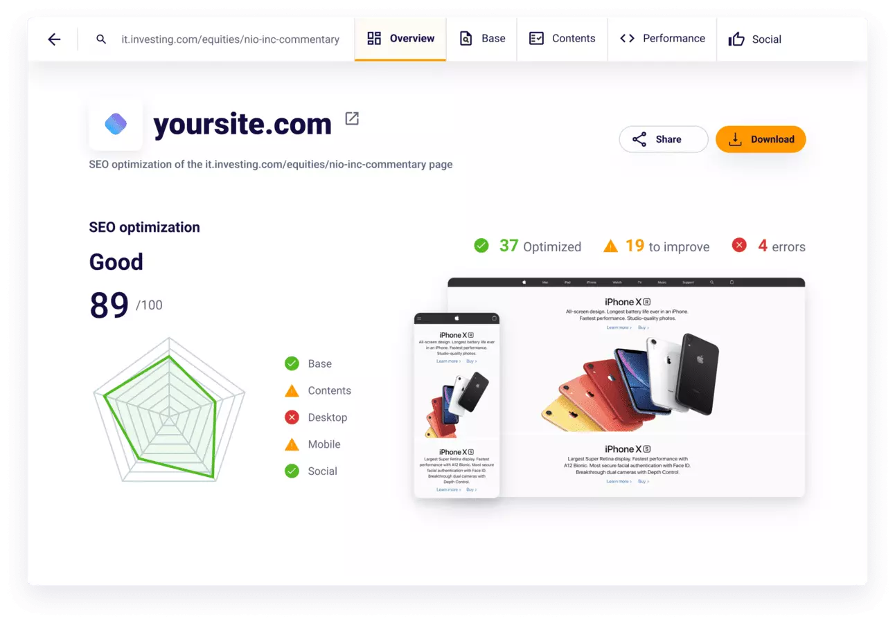 Herramienta SEO Checker On Page